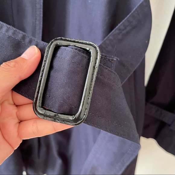 J. Crew Matinee Hooded Trench Coat Style 36326 Size 10 - Picture 8 of 14